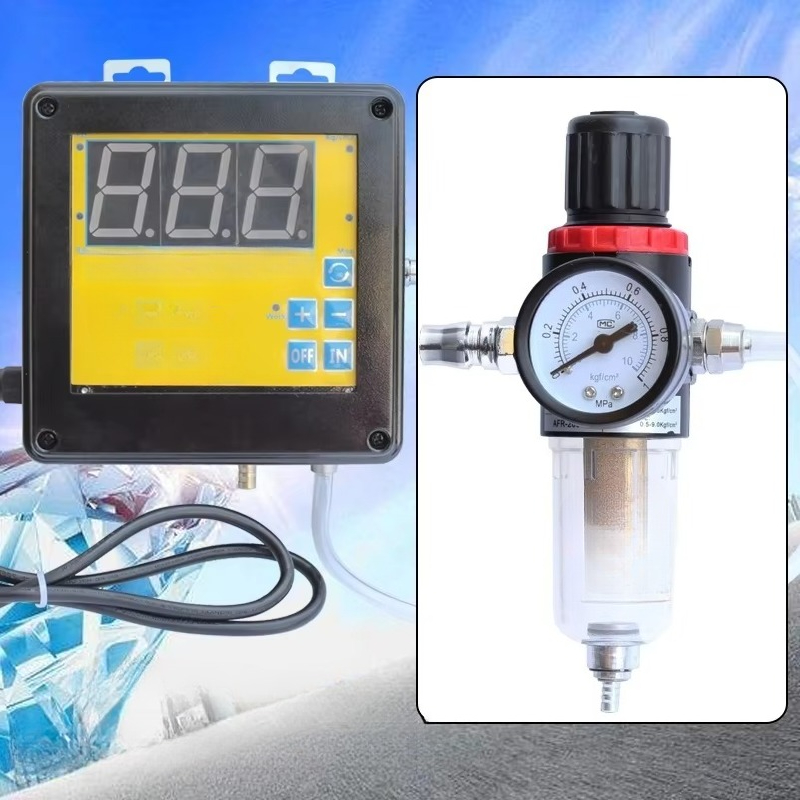 Tyre Pressure Gauge - Vollautomatischer Autoreifenfüller mit an der Wand
