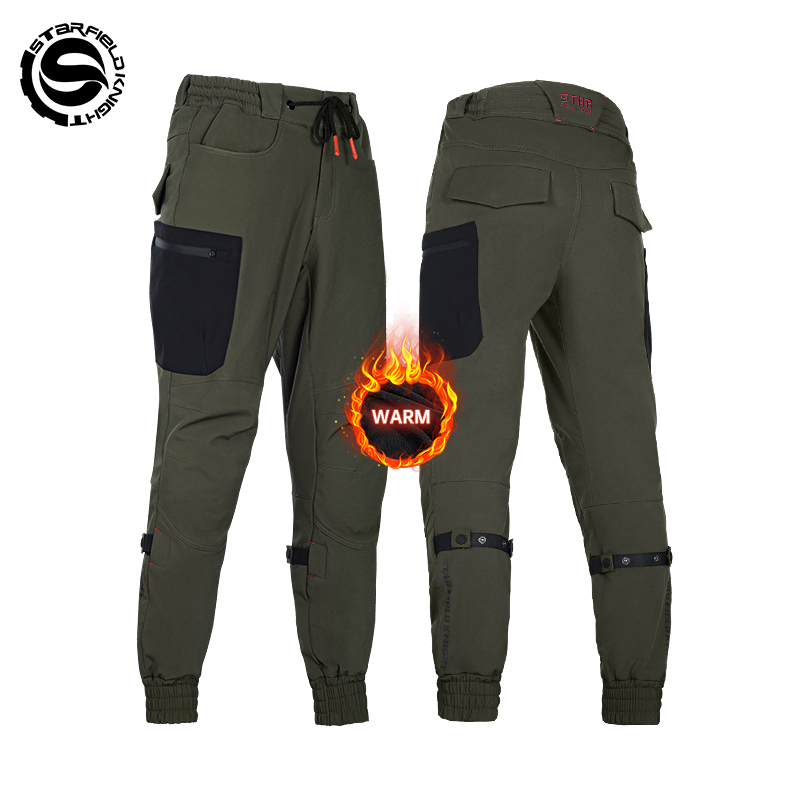 Motorcycle Gear For Winter - SFK Winter Winddichte Warme Grüne Motorradhose