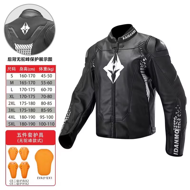 Motorcycle Gear For Winter - Motorrad-Lederjacken für Herren, Wasserdicht, Sturzsicher, CE-Zertifizierte