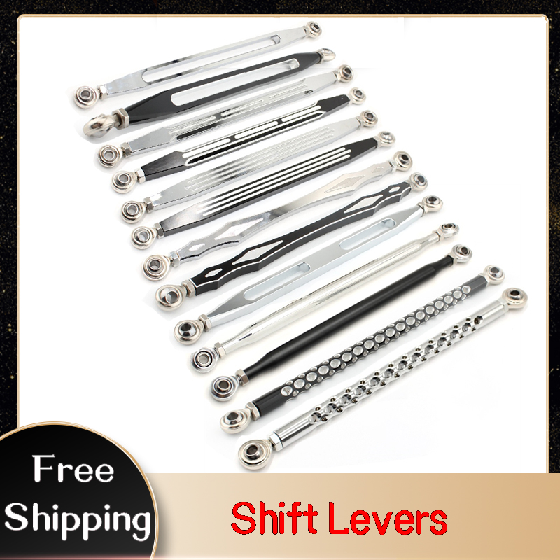 Motorcycle Gear Linkage Rod - Motorrad Schalthebel Schaltgestänge Shifter Schwarz Chrom