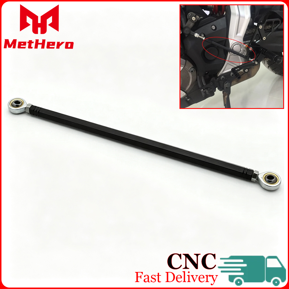 Motorcycle Gear Linkage Rod - Motorrad-Fußrasten Schalthebelverbindung Schwarz 40 70 90