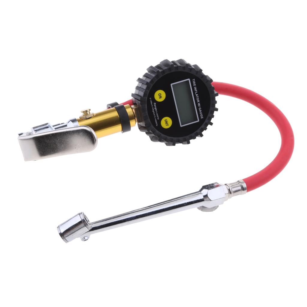 Tyre Pressure Gauge - Digitaler Reifenfüller mit LCD-Anzeige Präzisions-Druckmesser für