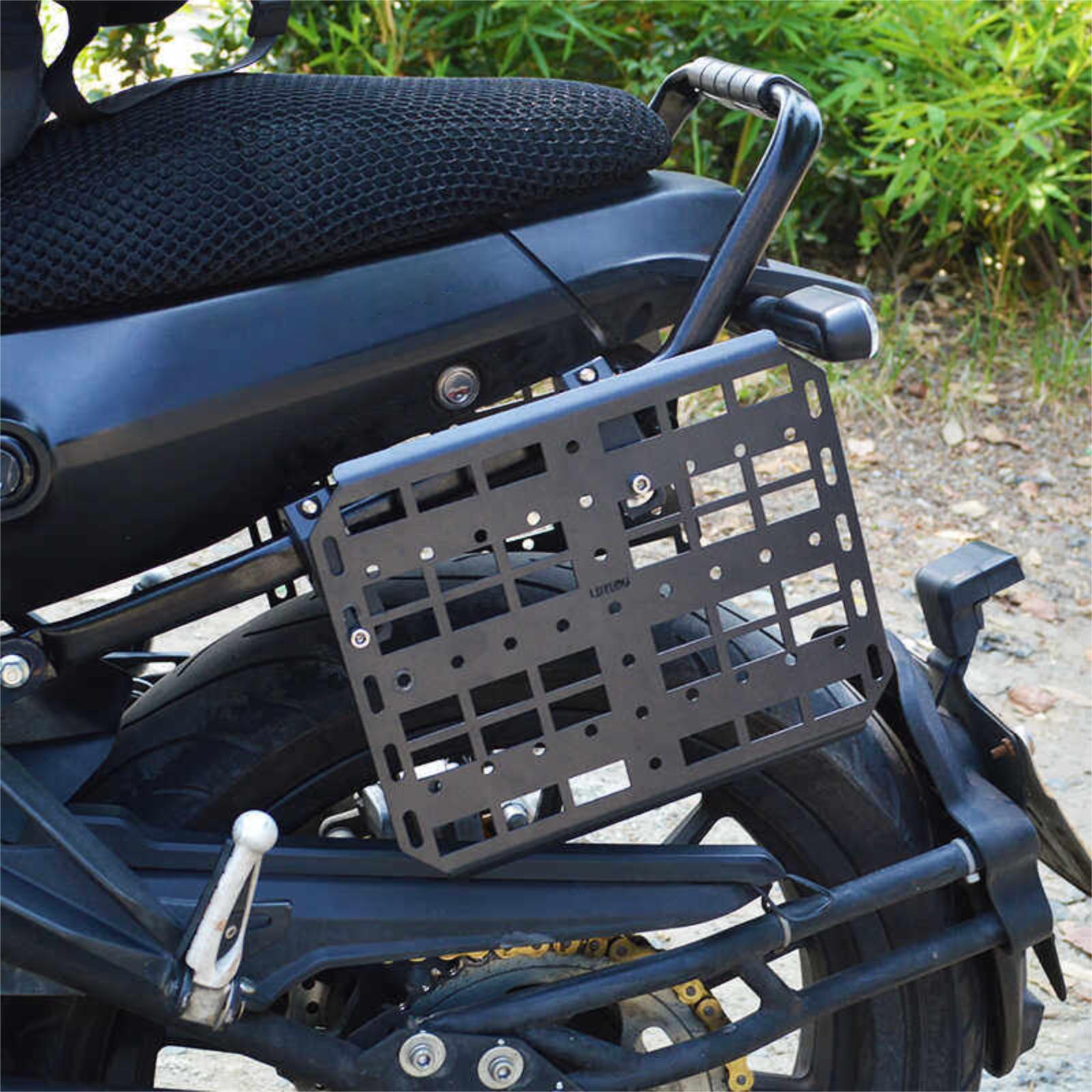 Motorcycle Gear Backpack - Motorradtasche, seitlicher Gepäckträger, Stahl, 27 x