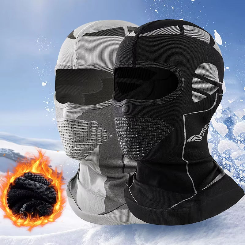 Motorcycle Gear For Winter - Atmungsaktive Motorrad-Sturmhaube, Gesichtsbedeckung, Winter-Ski-Maske, winddichter Helm-Innenfutter,