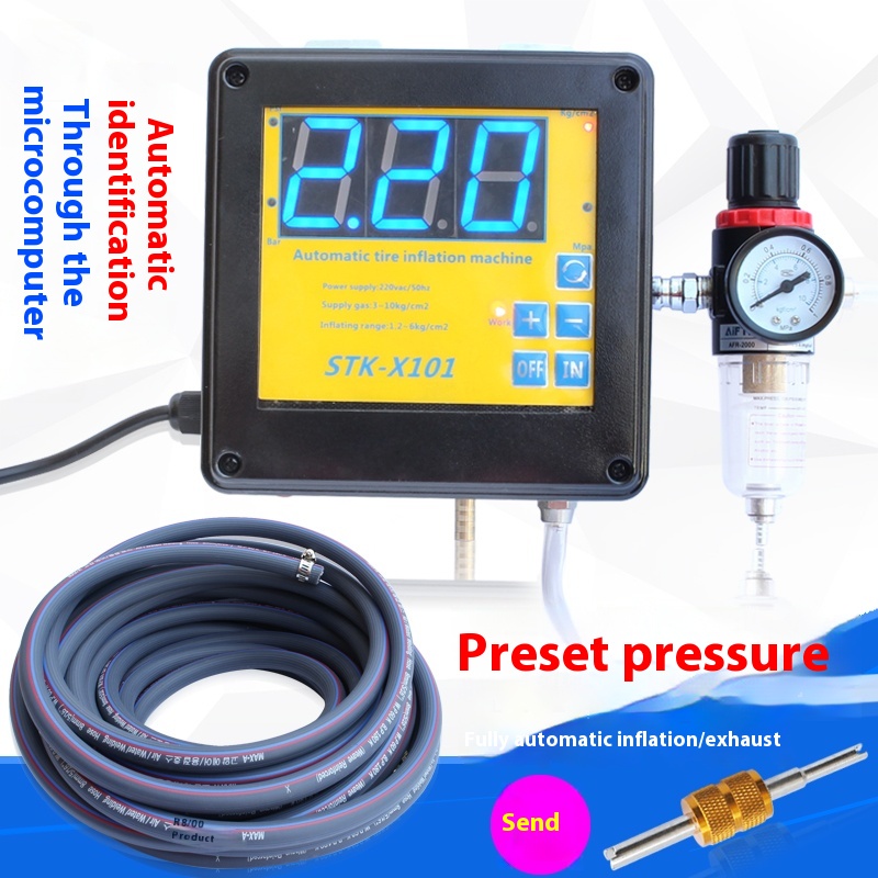Vollautomatischer Autoreifenfü – Tyre Pressure Gauge Bewertung und Preis