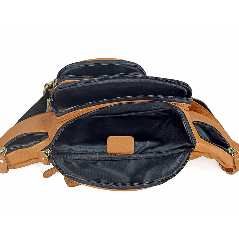 Männer Echt leder Taillen pack – Motorcycle Gear Backpack Bewertung und Preis