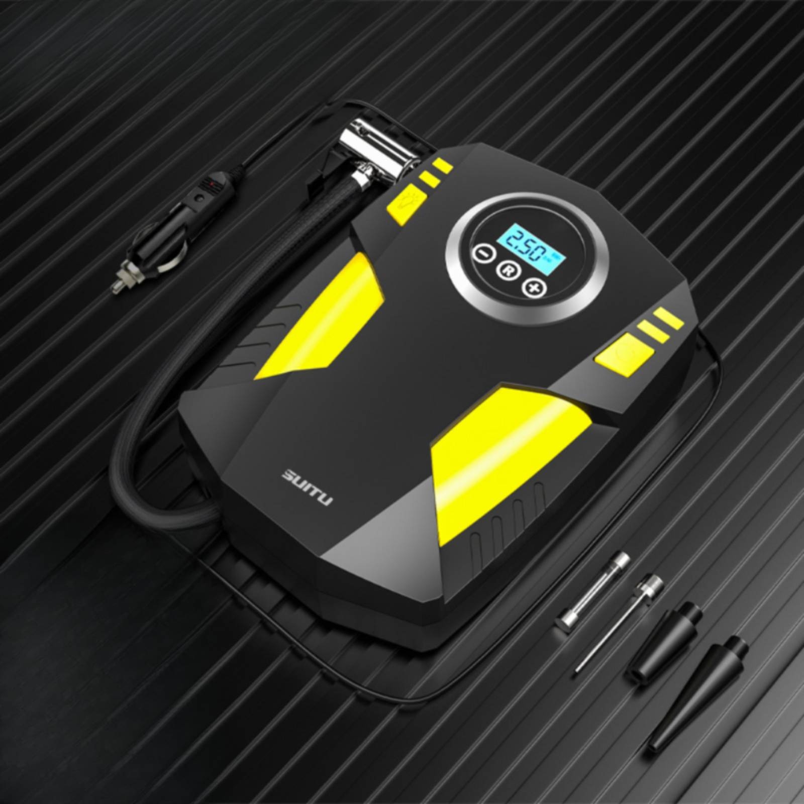 Tragbarer Luftkompressor mit D – Tyre Pressure Gauge Bewertung und Preis