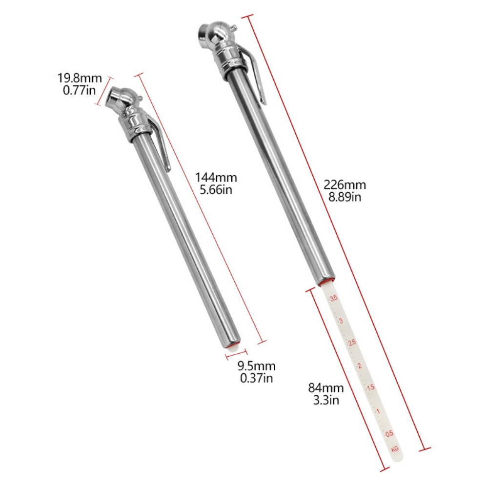 Langlebiger Stiftförmiger Reif – Tyre Pressure Gauge Bewertung und Preis
