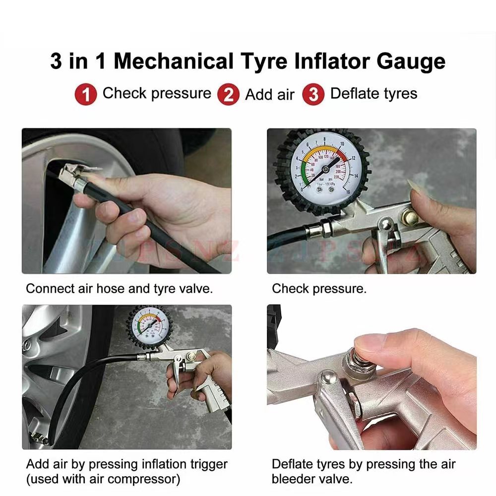 220-PSI-Reifenfüllmessgerät mi – Tyre Pressure Gauge Bewertung und Preis