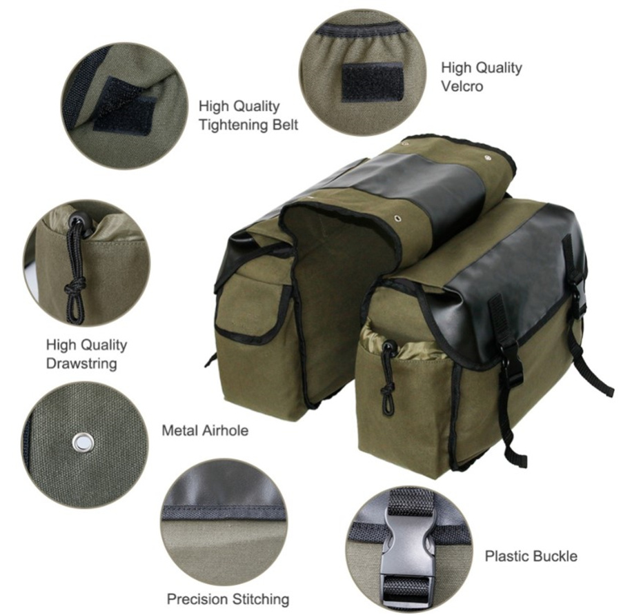 Leinwand Leder Hinten Sattelta – Motorcycle Gear Backpack Bewertung und Preis