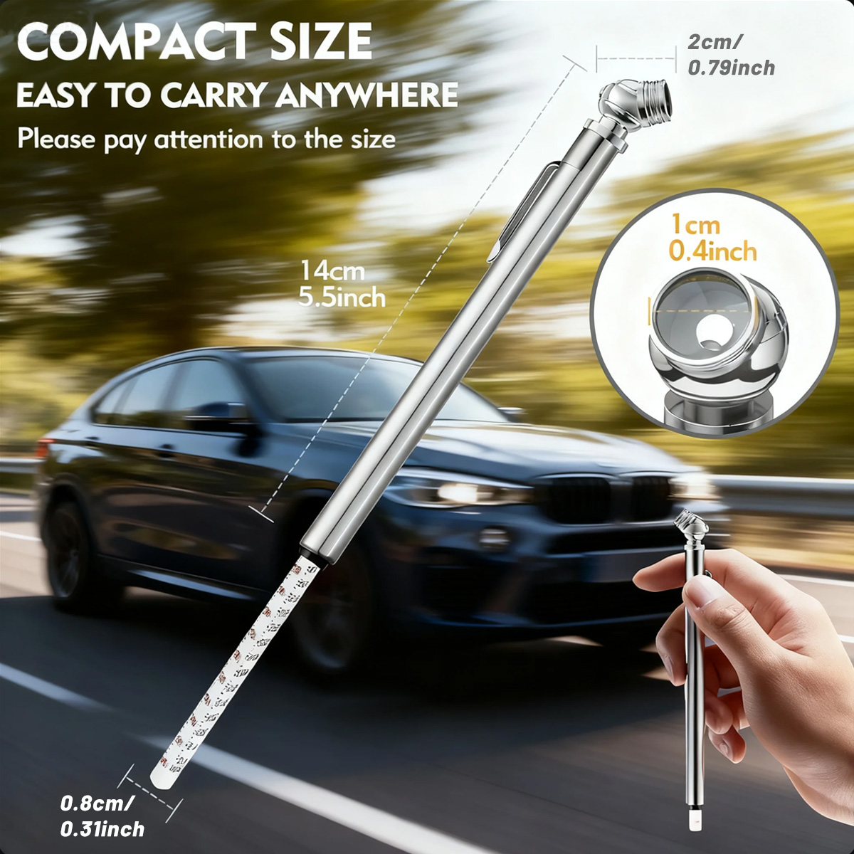 Stiftförmiger Reifendruckmesse – Tyre Pressure Gauge Bewertung und Preis